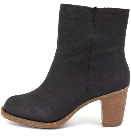 Ботильоны  Rieker  черный  кожа искусств. Z-8211 фото в интернет-магазине | Omadey.ru