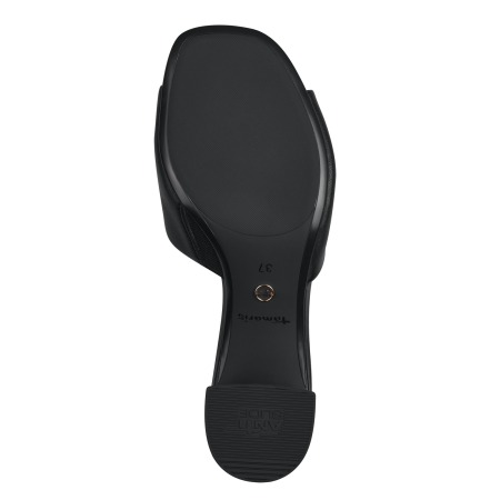 Сабо  Tamaris  черный  кожа F-400905 фото в интернет-магазине | Omadey.ru