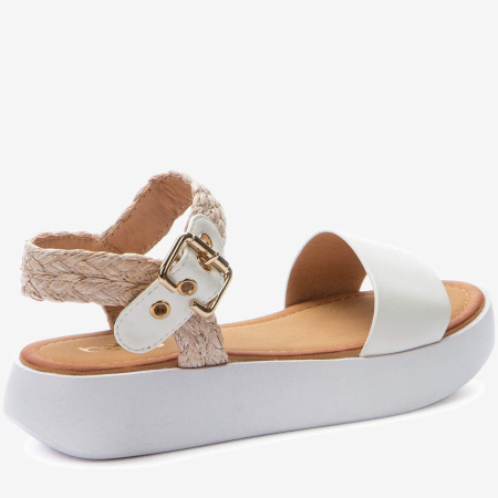 Сандалии  Betsy  белый  кожа искусств./текстиль F-90843 фото в интернет-магазине | Omadey.ru