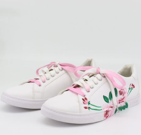 Кеды  Keddo  белый  кожа искусств. F-7504 фото в интернет-магазине | Omadey.ru