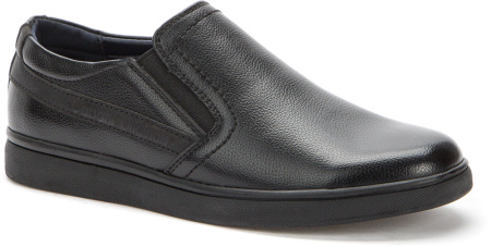 Туфли  Tesoro  черный  кожа искусств. Z-100018 фото в интернет-магазине | Omadey.ru