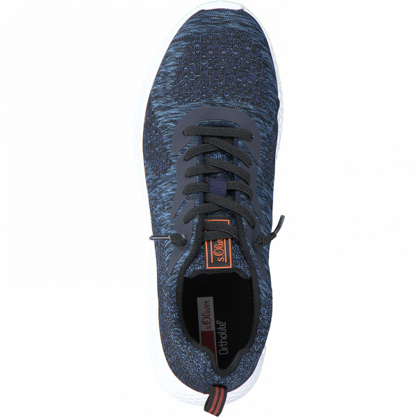 Фото Кроссовки  S.Oliver  синий  текстиль F-90444 мужские