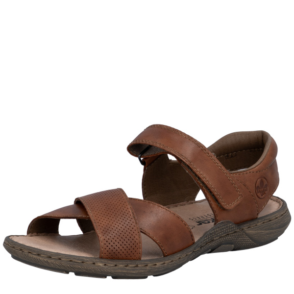 Фото Сандалии  Rieker  коричневый  кожа F-401275