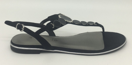 Босоножки  Tamaris  черный  текстиль F-72012 фото в интернет-магазине | Omadey.ru