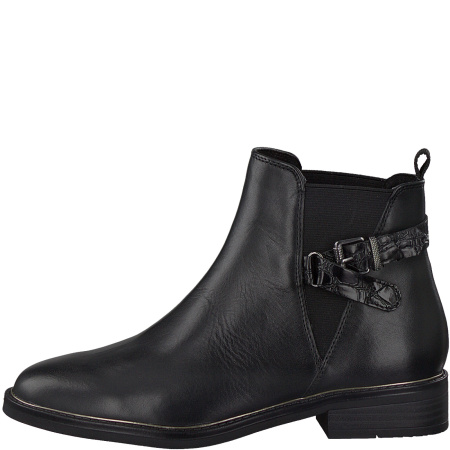 Ботинки  S.Oliver  черный  кожа Z-90270 фото в интернет-магазине | Omadey.ru