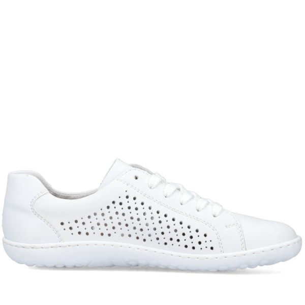 Фото Кеды  Rieker  белый  кожа/кожа искусств. F-400090