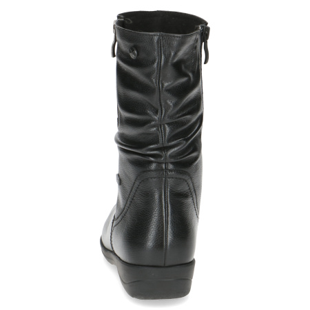 Сапоги  Caprice  черный  кожа Z-400721 фото в интернет-магазине | Omadey.ru