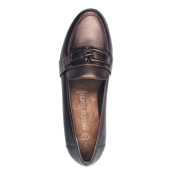 Фото Туфли  Marco Tozzi  рыжий  кожа Z-400626