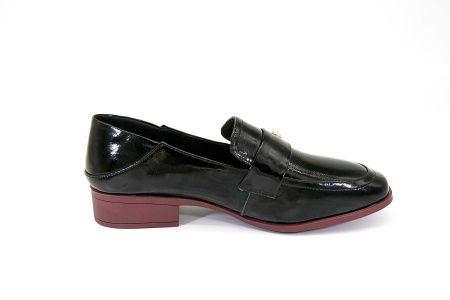 Туфли  Baden  черный  кожа F-80452 фото в интернет-магазине | Omadey.ru