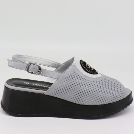 Босоножки  La Binario  белый  кожа F-71033 фото в интернет-магазине | Omadey.ru