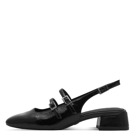 Босоножки  Tamaris  черный кожа искусств. F-400902 фото в интернет-магазине | Omadey.ru