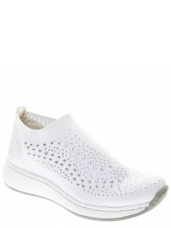 Кроссовки  женские Rieker  белый  кожа искусств./текстиль F-90462 фото в интернет-магазине | Omadey.ru