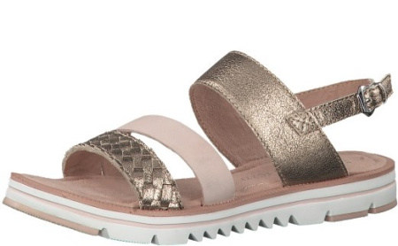 Сандалии  Marco Tozzi  розовый  кожа F-72009 фото в интернет-магазине | Omadey.ru