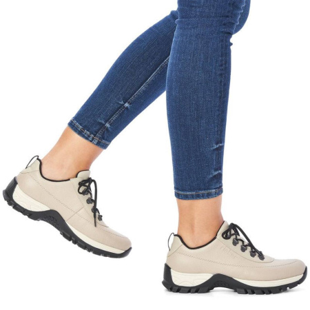 Кроссовки  Rieker  бежевый  кожа/кожа искусств. Z-300110 фото в интернет-магазине | Omadey.ru