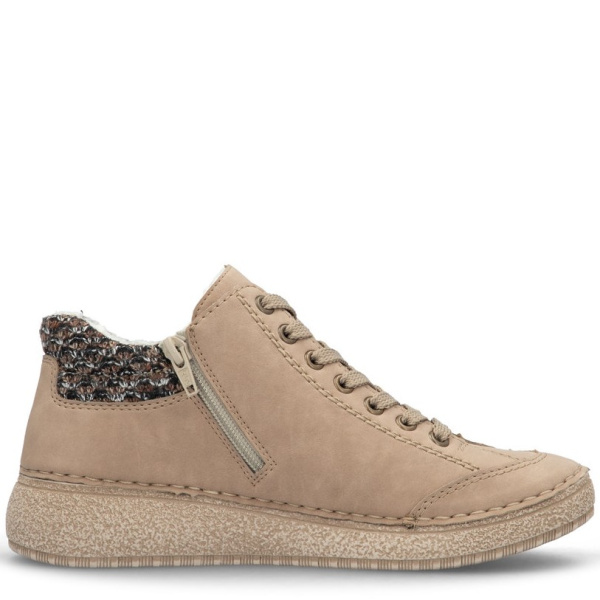 Фото Ботинки  Rieker бежевый кожа искусств./текстиль Z-400248