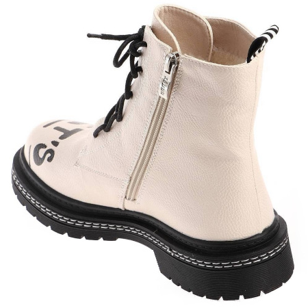 Ботинки  Keddo  бежевый  кожа искусств. Z-100844 фото в интернет-магазине | Omadey.ru