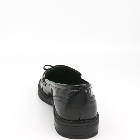 Туфли  Keddo  черный  кожа иск./иск.мех Z-8853 фото в интернет-магазине | Omadey.ru