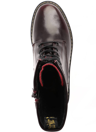 Ботинки  Baden  бордовый  кожа Z-100746 фото в интернет-магазине | Omadey.ru