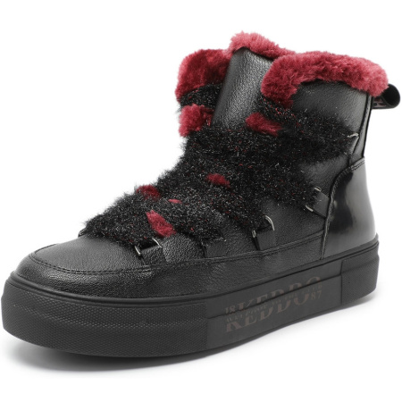 Ботинки  Betsy  черный  кожа искусств. Z-8909 фото в интернет-магазине | Omadey.ru