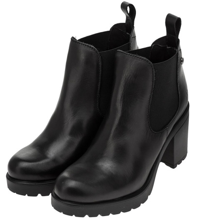 Ботильоны  S.Oliver  черный  кожа Z-8164 фото в интернет-магазине | Omadey.ru