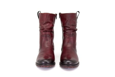 Полусапоги  Remonte  бордовый  кожа Z-8388 фото в интернет-магазине | Omadey.ru