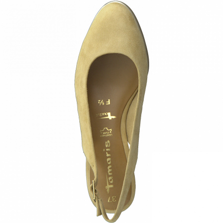 Слингбэки  Tamaris  хаки  кожа F-90800 фото в интернет-магазине | Omadey.ru
