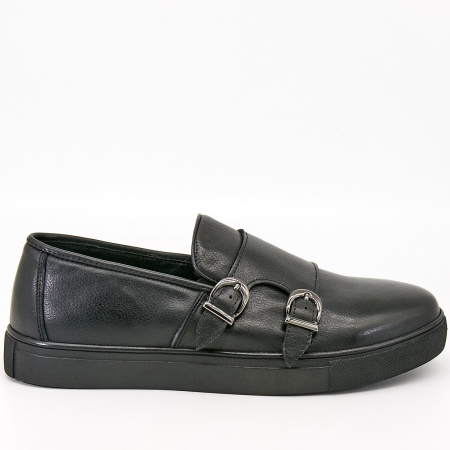 Туфли  Mirco Osvaldo  черный  кожа Z-90435 фото в интернет-магазине | Omadey.ru