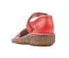 Туфли летние  Rieker  красный  кожа F-81040 фото в интернет-магазине | Omadey.ru