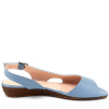 Босоножки  Rovigo  голубой  кожа F-80893 фото в интернет-магазине | Omadey.ru