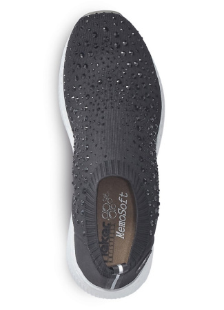 Кроссовки  Rieker  черный  кожа искусств./текстиль F-90136 фото в интернет-магазине | Omadey.ru