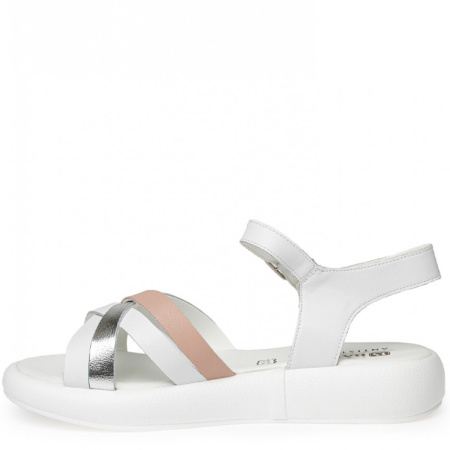 Сандалии  Baden  белый  композиц.кожа F-90290 фото в интернет-магазине | Omadey.ru