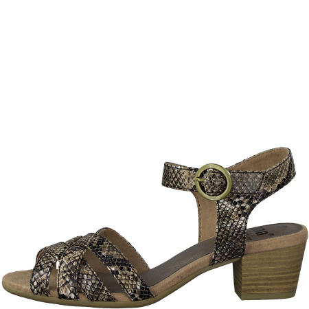 Босоножки  Jana  коричневый  текстиль F-81278 фото в интернет-магазине | Omadey.ru