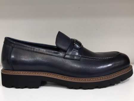 Туфли  Romitan  синий  кожа Z-90454 фото в интернет-магазине | Omadey.ru