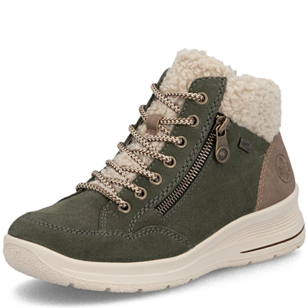 Ботинки  Rieker  зеленый  кожа/кожа искусств.  Z-401067 фото в интернет-магазине | Omadey.ru Ботинки  Rieker  зеленый  кожа/кожа искусств.  Z-401067 фото в интернет-магазине | Omadey.ru