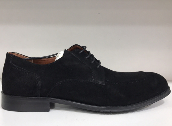 Фото Туфли  Mirco Osvaldo  черный  замша Z-90443