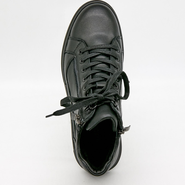 Фото Ботинки  Marco Tredi  черный  кожа Z-100940