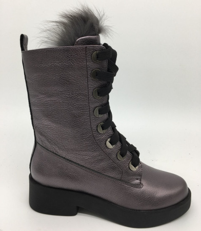 Ботинки  Balex  серебряный  кожа Z-7441 фото в интернет-магазине | Omadey.ru