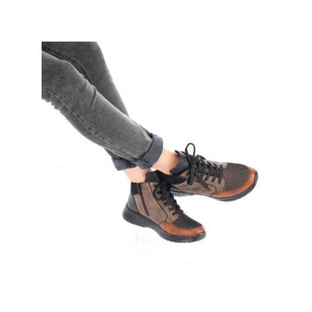 Ботинки  Rieker  мультицвет  кожа искусств./текстиль Z-100868 фото в интернет-магазине | Omadey.ru