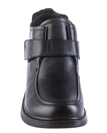 Ботинки  Baden  черный  кожа Z-400460 фото в интернет-магазине | Omadey.ru