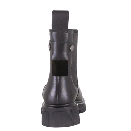 Полусапоги  Baden  черный  кожа Z-200244 фото в интернет-магазине | Omadey.ru