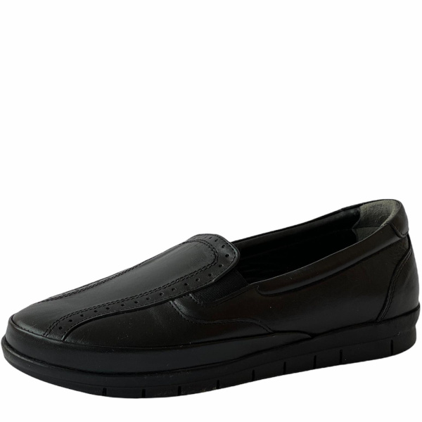 Фото Туфли  Rovigo  черный  кожа Z-100802