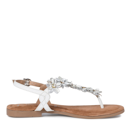 Сандалии  Marco Tozzi  белый  кожа F-100344 фото в интернет-магазине | Omadey.ru