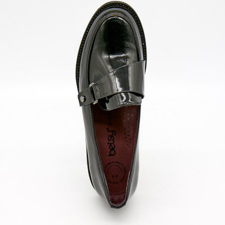 Туфли  Betsy  черный  кожа лаковая искусств. Z-100010 фото в интернет-магазине | Omadey.ru