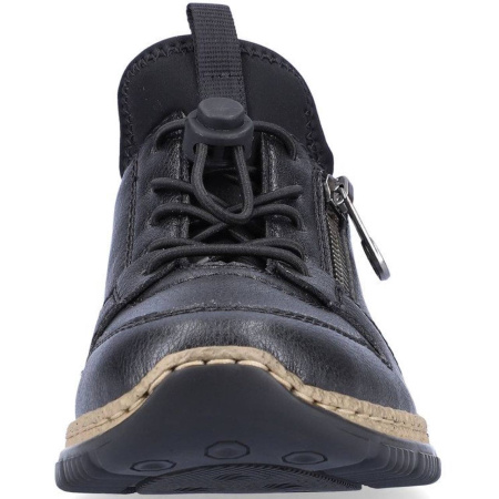 Полуботинки  Rieker  синий  кожа/текстиль Z-400076 фото в интернет-магазине | Omadey.ru