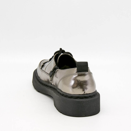 Туфли  Betsy  серебряный  кожа искусств. Z-100039 фото в интернет-магазине | Omadey.ru