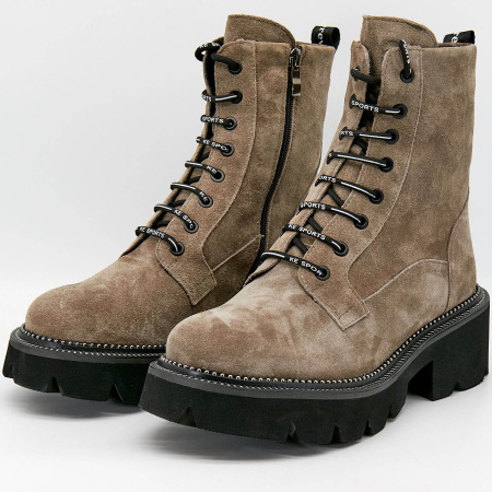 Ботинки  Bonavi  бежевый  кожа Z-100827 фото в интернет-магазине | Omadey.ru