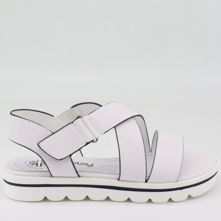 Сандалии  Betsy  белый  кожа искусств. F-80982 фото в интернет-магазине | Omadey.ru