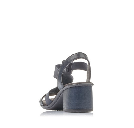 Босоножки  Rieker  синий  кожа/кожа искусств. F-80276 фото в интернет-магазине | Omadey.ru