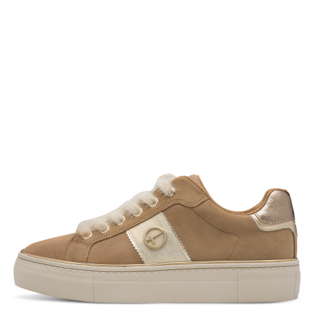 Кроссовки Tamaris  бежевый  кожа  Z-400963 фото в интернет-магазине | Omadey.ru