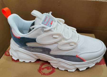 Кроссовки  Strobbs  белый  кожа/кожа искусств./текстиль F-90400 фото в интернет-магазине | Omadey.ru